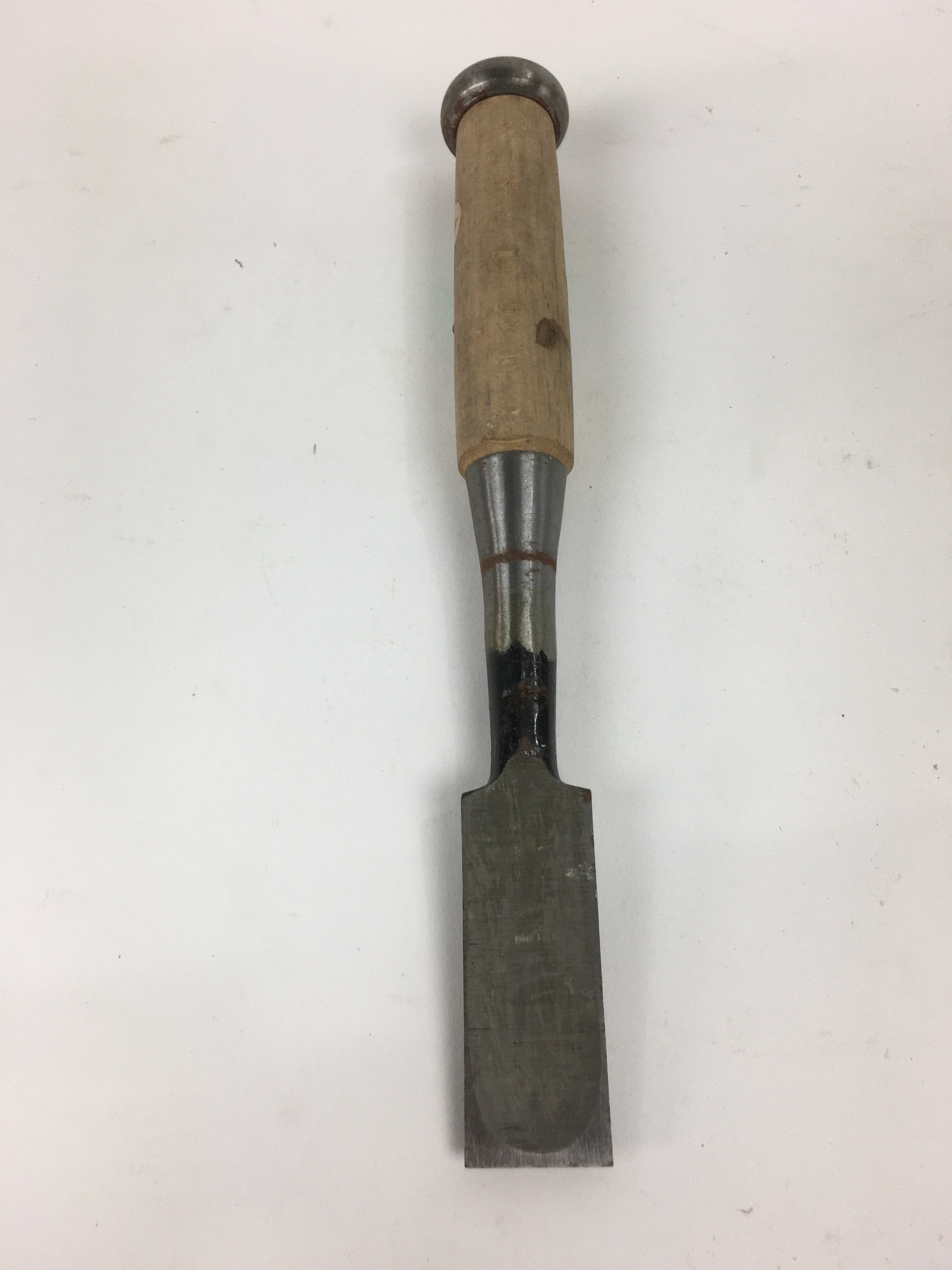 Japanese Chisel Nomi Carpentry Vtg Woodworking Tool 22 cm Blade 25 mm T214