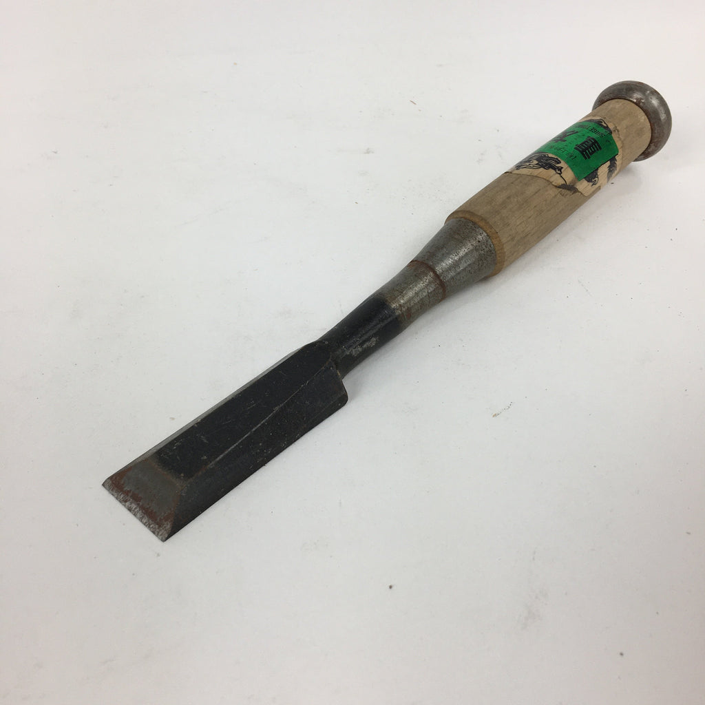 Japanese Chisel Nomi Carpentry Vtg Woodworking Tool 22 cm Blade 25 mm T214