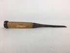 Japanese Chisel Nomi Carpentry Vtg Woodworking Tool 22.3 cm Blade 9 mm T216