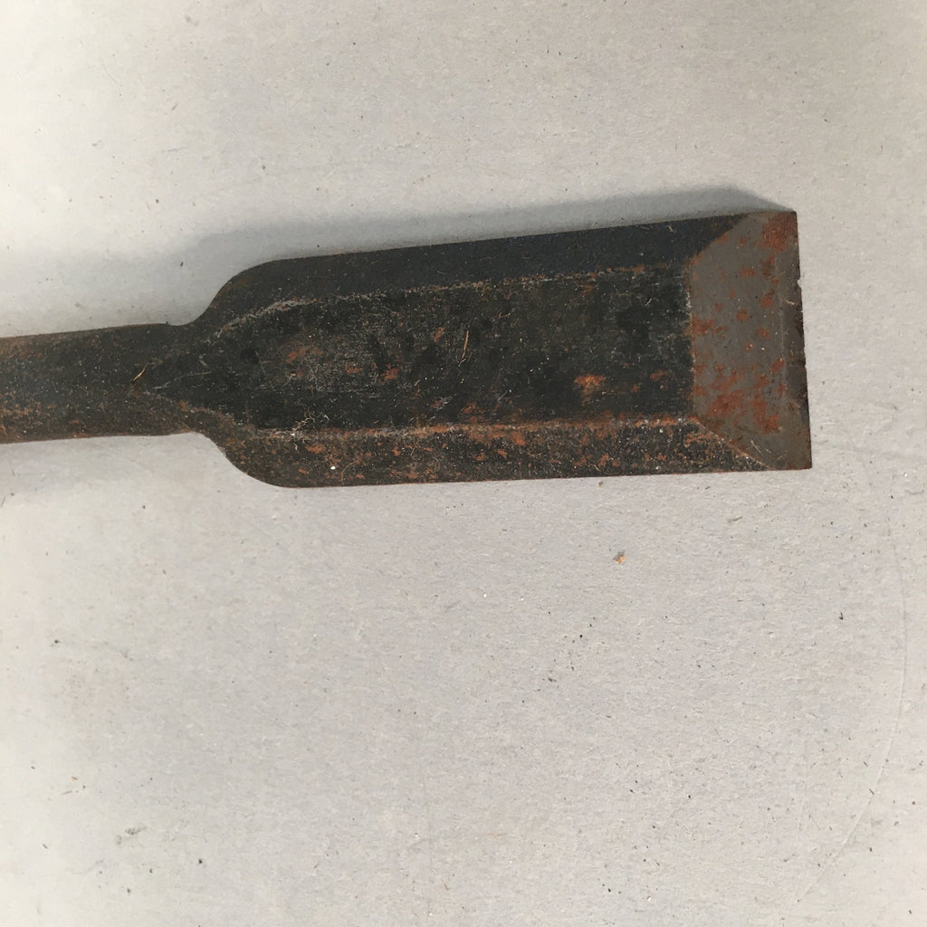Japanese Chisel Nomi Carpentry Vtg Woodworking Tool 22.9 cm Blade 25 mm T174