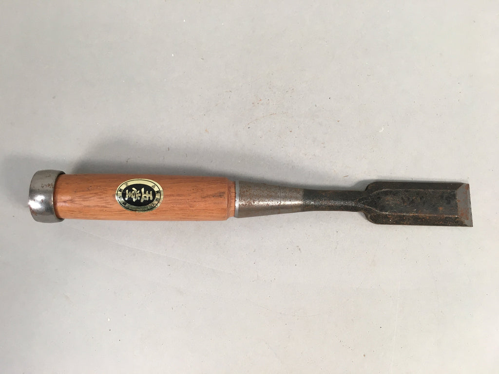 Japanese Chisel Nomi Carpentry Vtg Woodworking Tool 22.9 cm Blade 25 mm T174