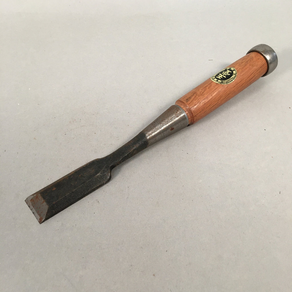 Japanese Chisel Nomi Carpentry Vtg Woodworking Tool 22.9 cm Blade 25 mm T174