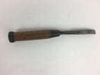 Japanese Chisel Nomi Carpentry Vtg Woodworking Tool 23.5 cm Blade 11 mm T206