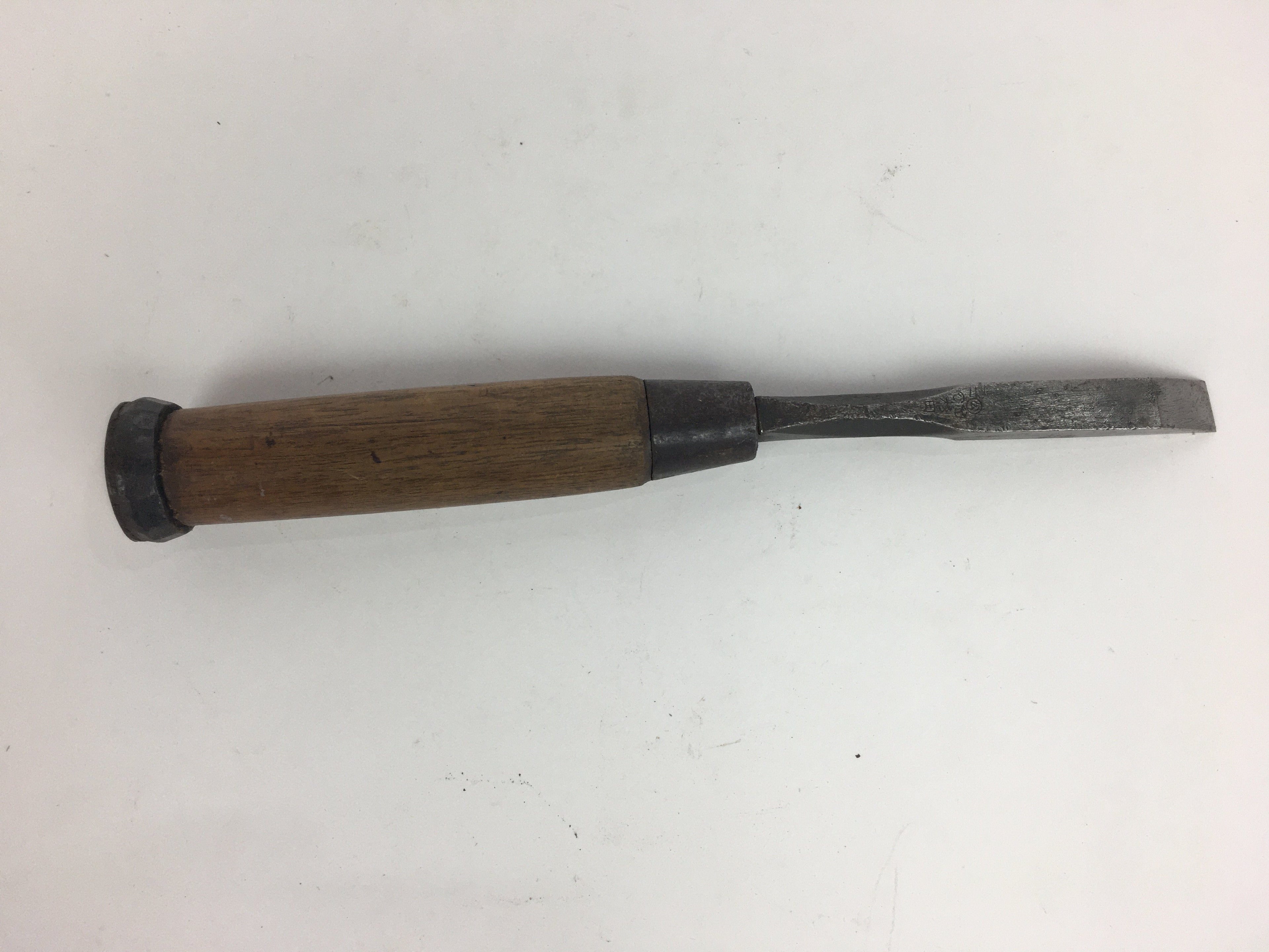 Japanese Chisel Nomi Carpentry Vtg Woodworking Tool 23.5 cm Blade 11 mm T206