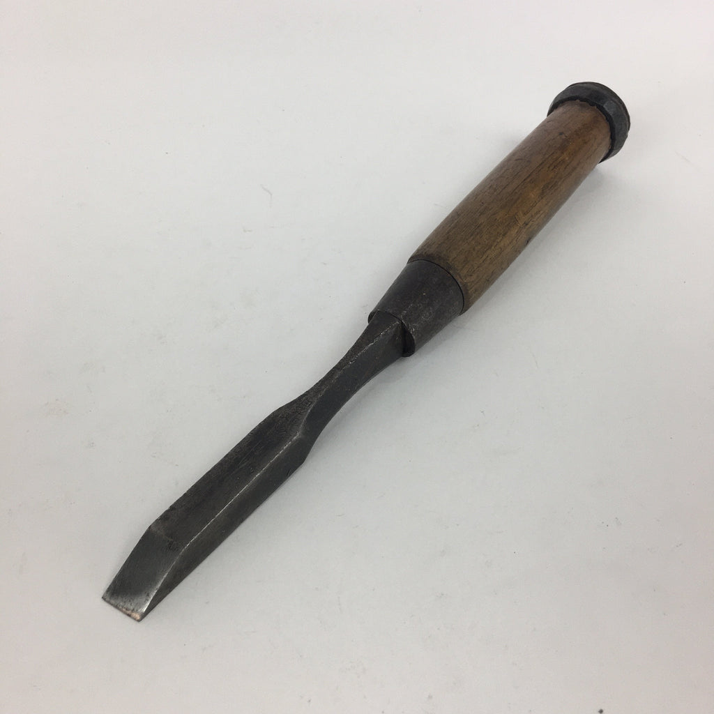 Japanese Chisel Nomi Carpentry Vtg Woodworking Tool 23.5 cm Blade 11 mm T206