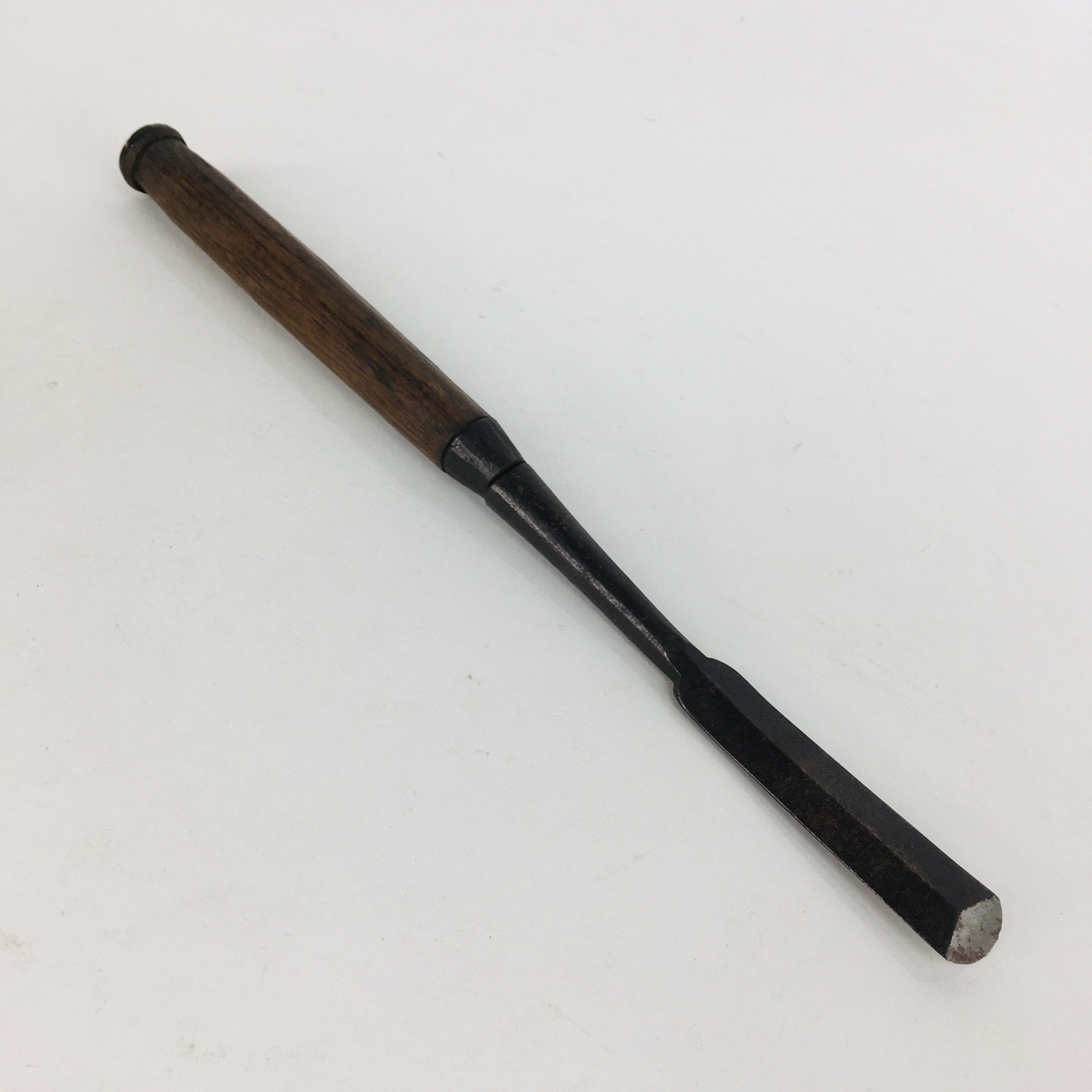 Japanese Chisel Nomi Carpentry Vtg Woodworking Tool 25.5 cm Blade 15 mm T189