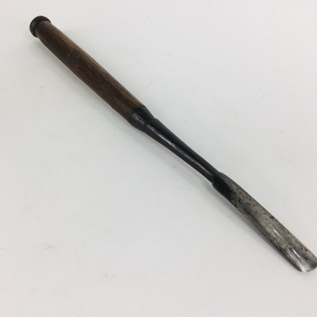 Japanese Chisel Nomi Carpentry Vtg Woodworking Tool 25.5 cm Blade 15 mm T189