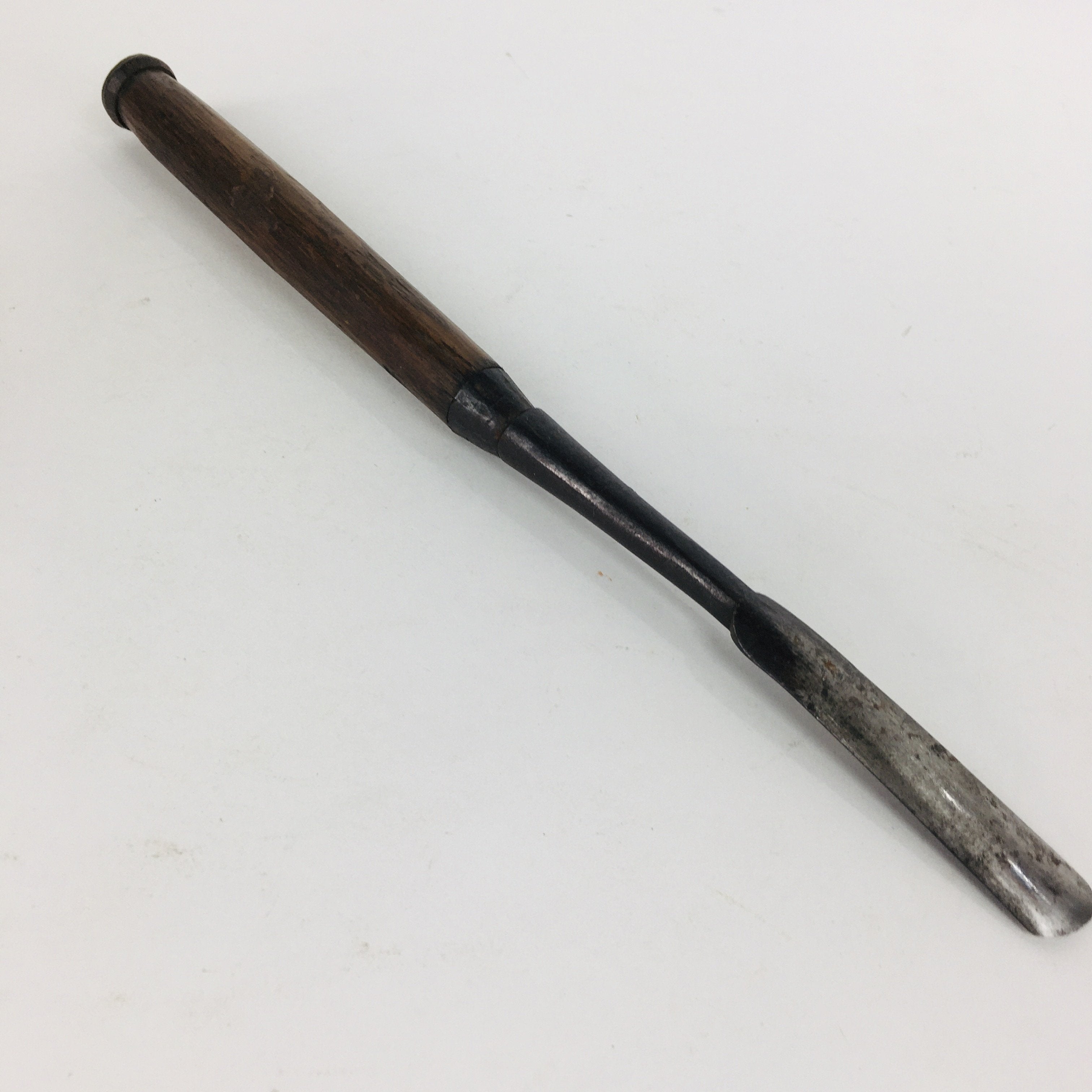 Japanese Chisel Nomi Carpentry Vtg Woodworking Tool 25.5 cm Blade 15 mm T189