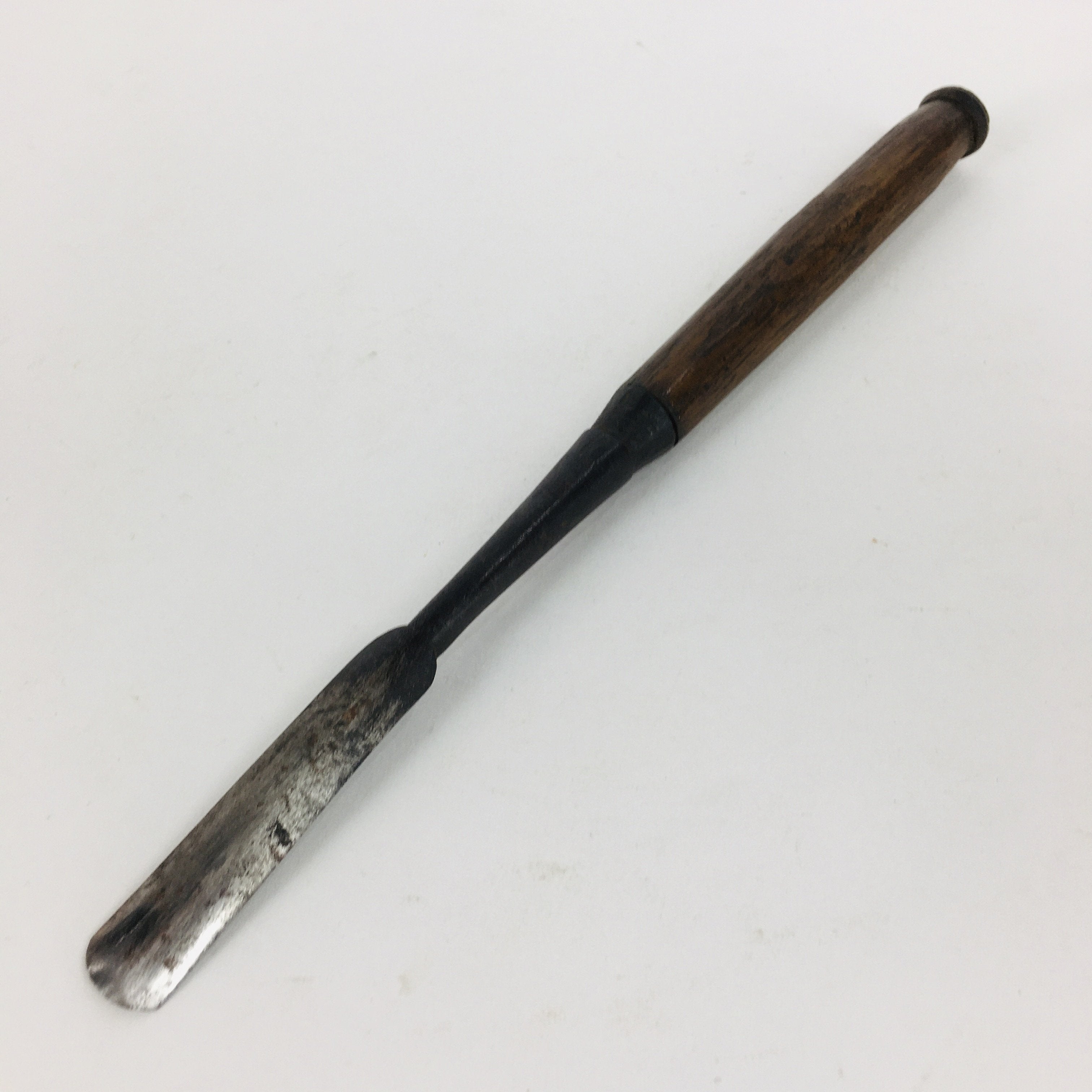 Japanese Chisel Nomi Carpentry Vtg Woodworking Tool 25.5 cm Blade 15 mm T189