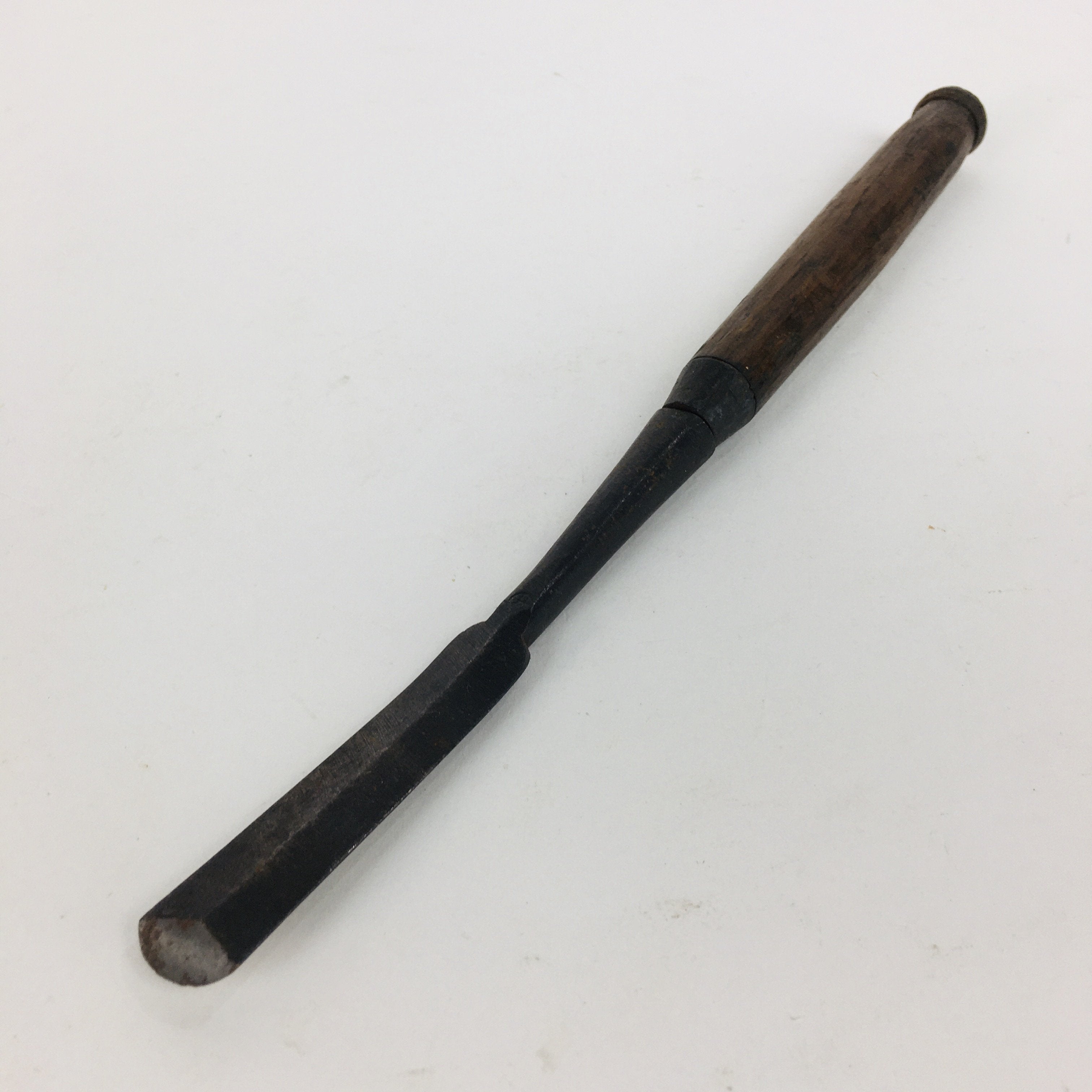 Japanese Chisel Nomi Carpentry Vtg Woodworking Tool 25.5 cm Blade 15 mm T189