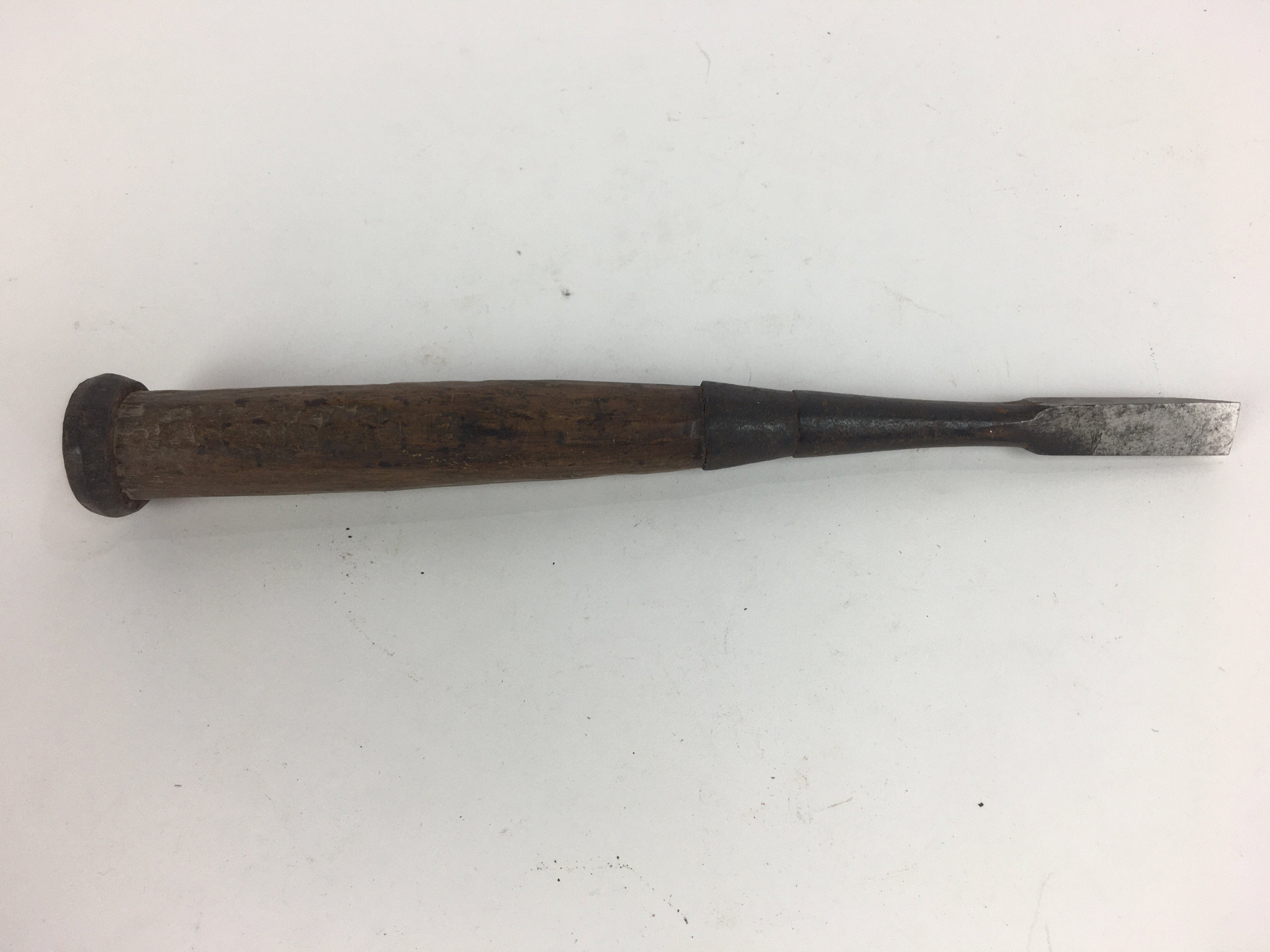 Japanese Chisel Nomi Carpentry Vtg Woodworking Tool 25.7 cm Blade 12 mm T205