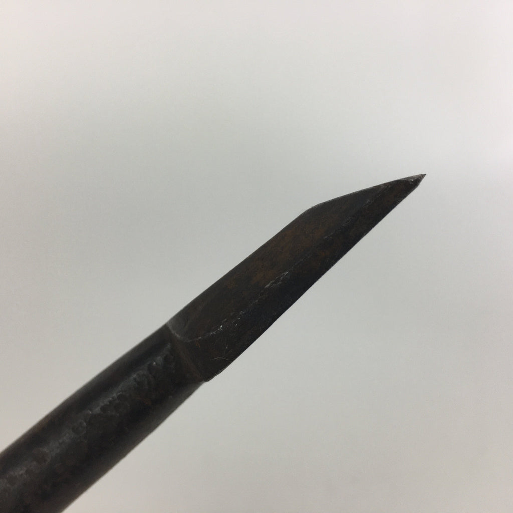 Japanese Chisel Nomi Carpentry Vtg Woodworking Tool 26.2 cm Blade 46 mm T200