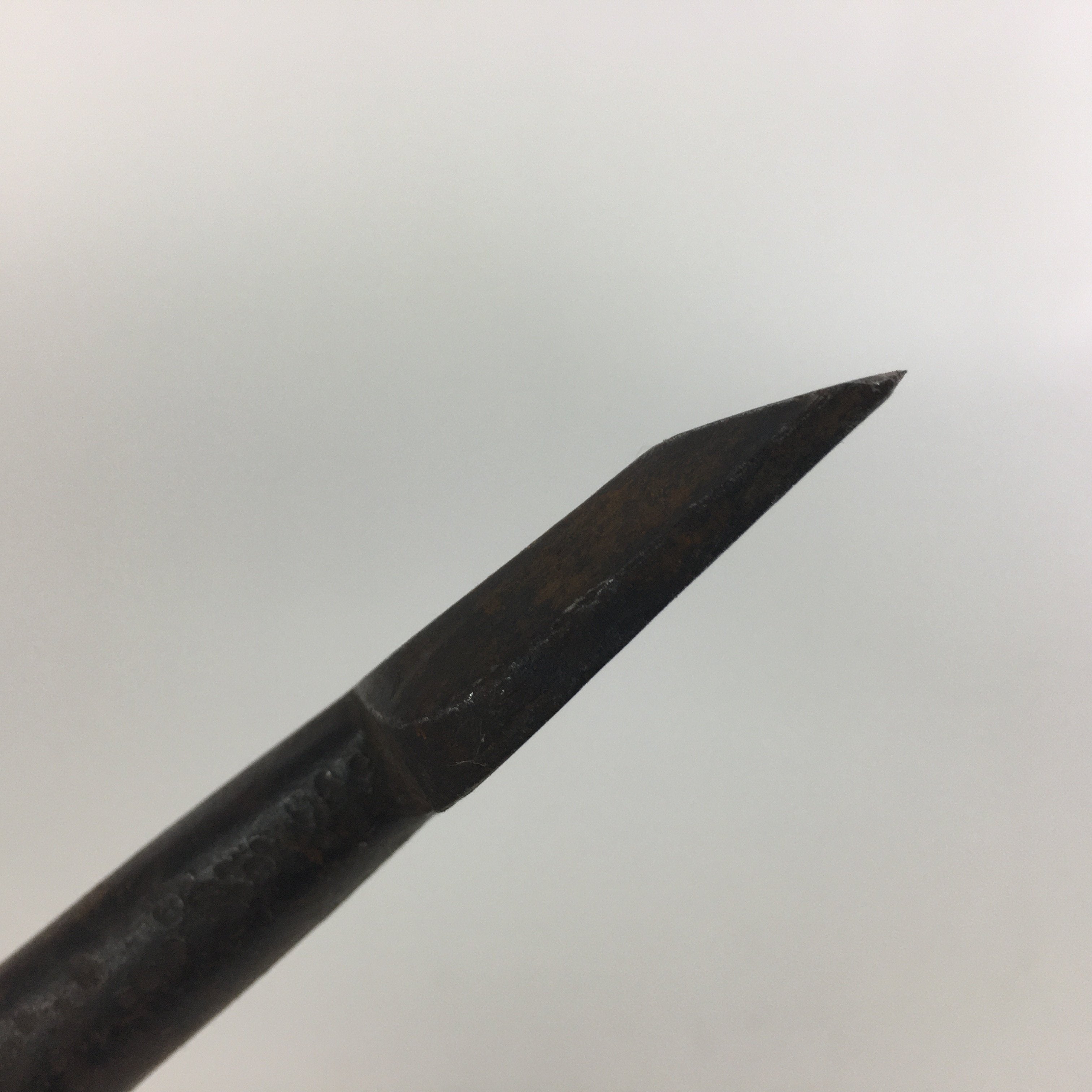 Japanese Chisel Nomi Carpentry Vtg Woodworking Tool 26.2 cm Blade 46 mm T200