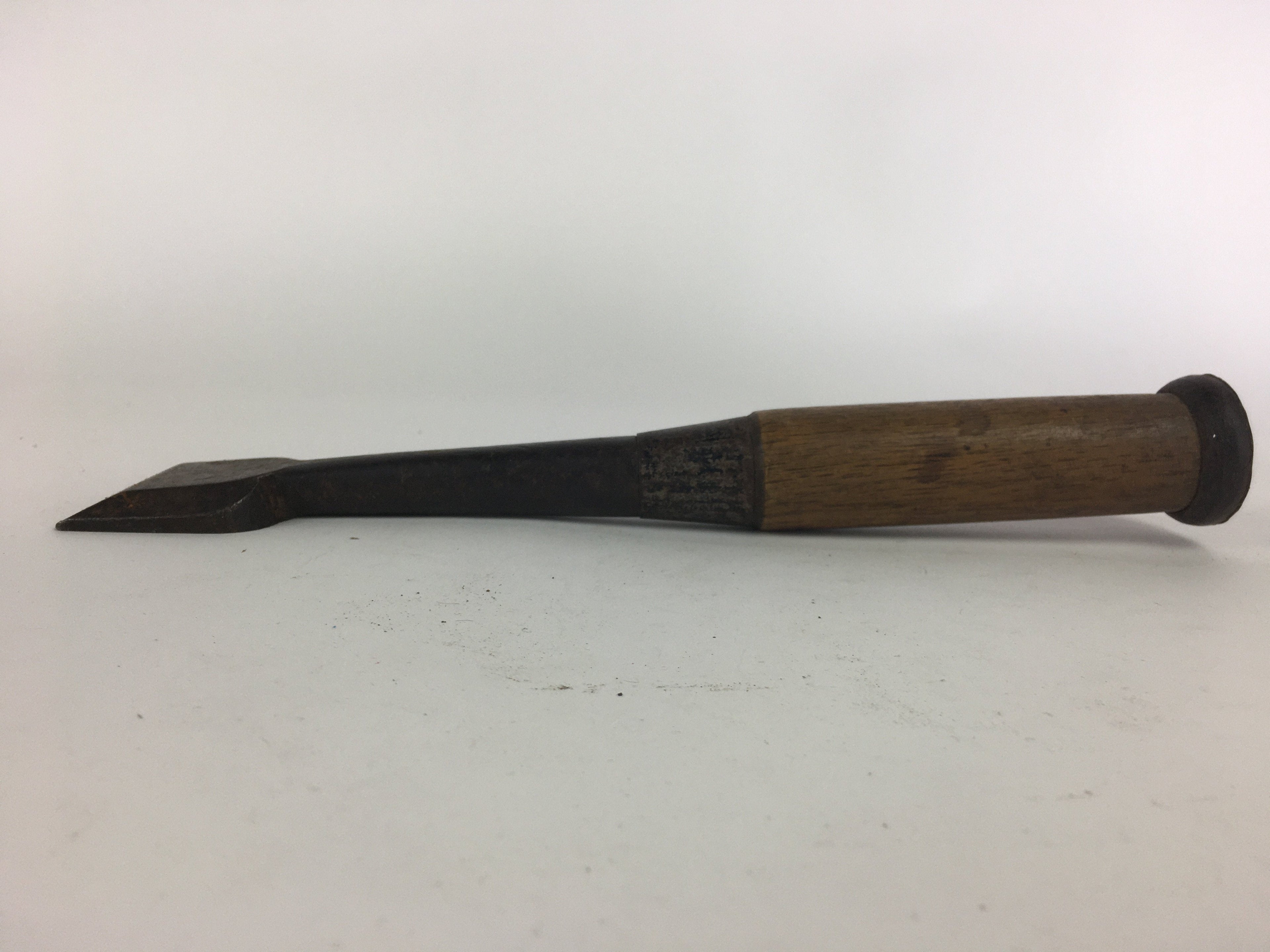Japanese Chisel Nomi Carpentry Vtg Woodworking Tool 26.2 cm Blade 46 mm T200