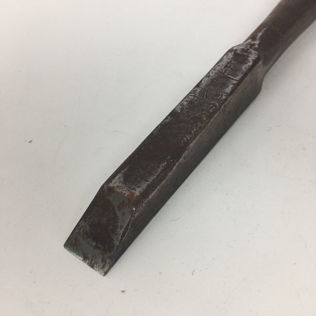 Japanese Chisel Nomi Carpentry Vtg Woodworking Tool 29.3 cm Blade 15 mm T196