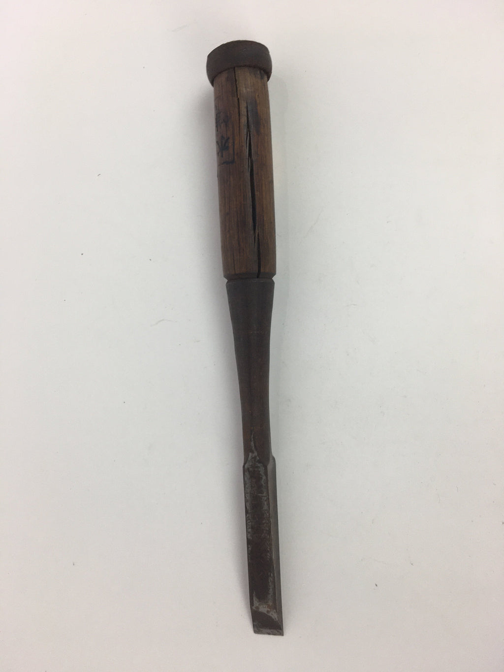 Japanese Chisel Nomi Carpentry Vtg Woodworking Tool 29.3 cm Blade 15 mm T196