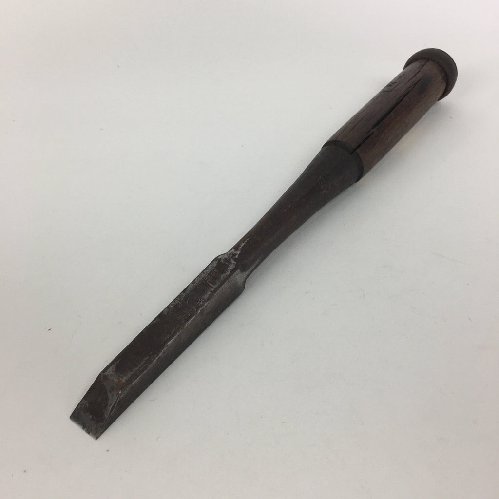 Japanese Chisel Nomi Carpentry Vtg Woodworking Tool 29.3 cm Blade 15 mm T196