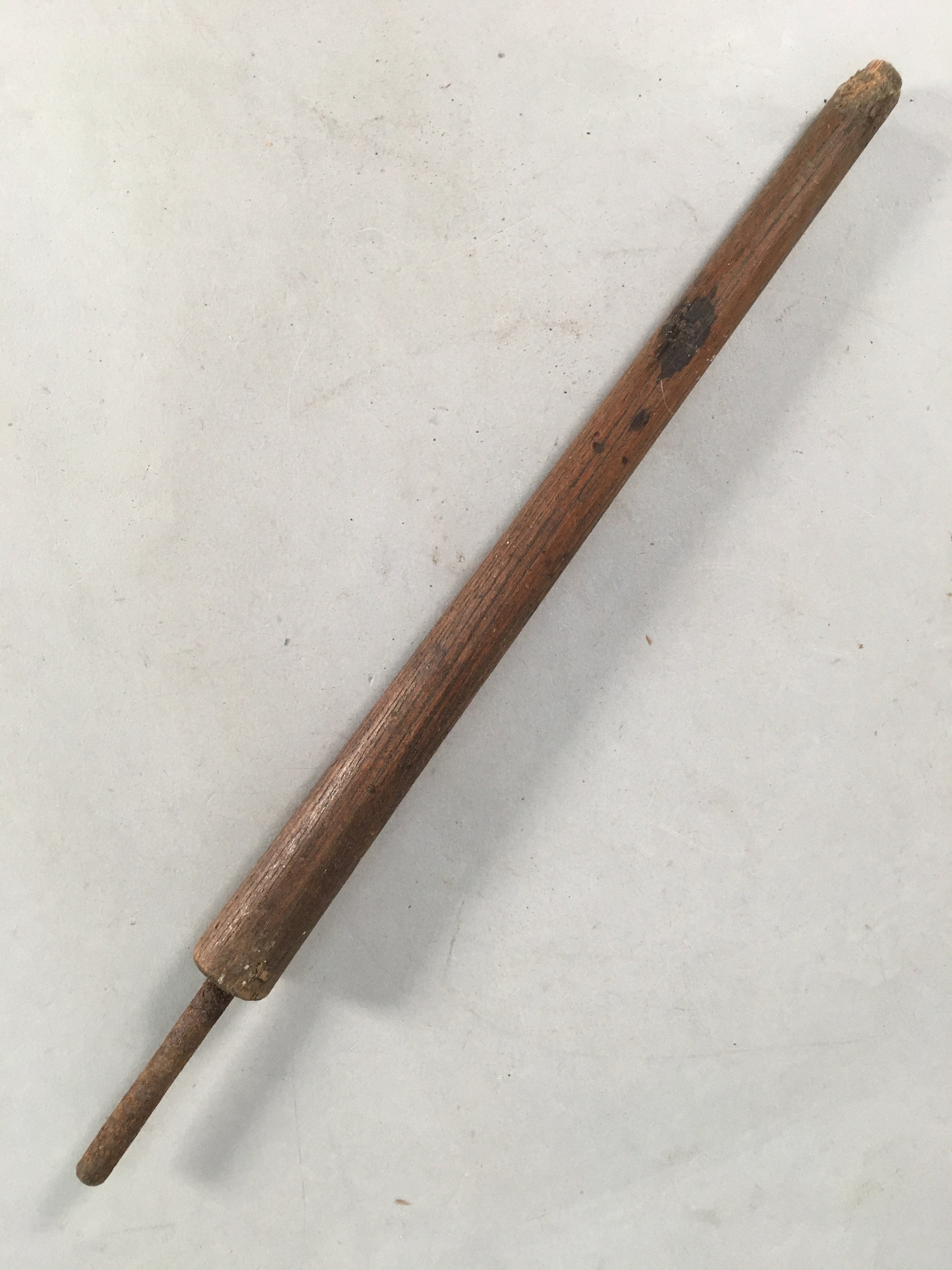 Japanese Chisel Nomi Carpentry Vtg Woodworking Tool 33cm Blade 8mm T149