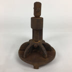 Japanese Clamp Carpentry Tool Vtg Woodworking Fixed Compression Iron Metal T213