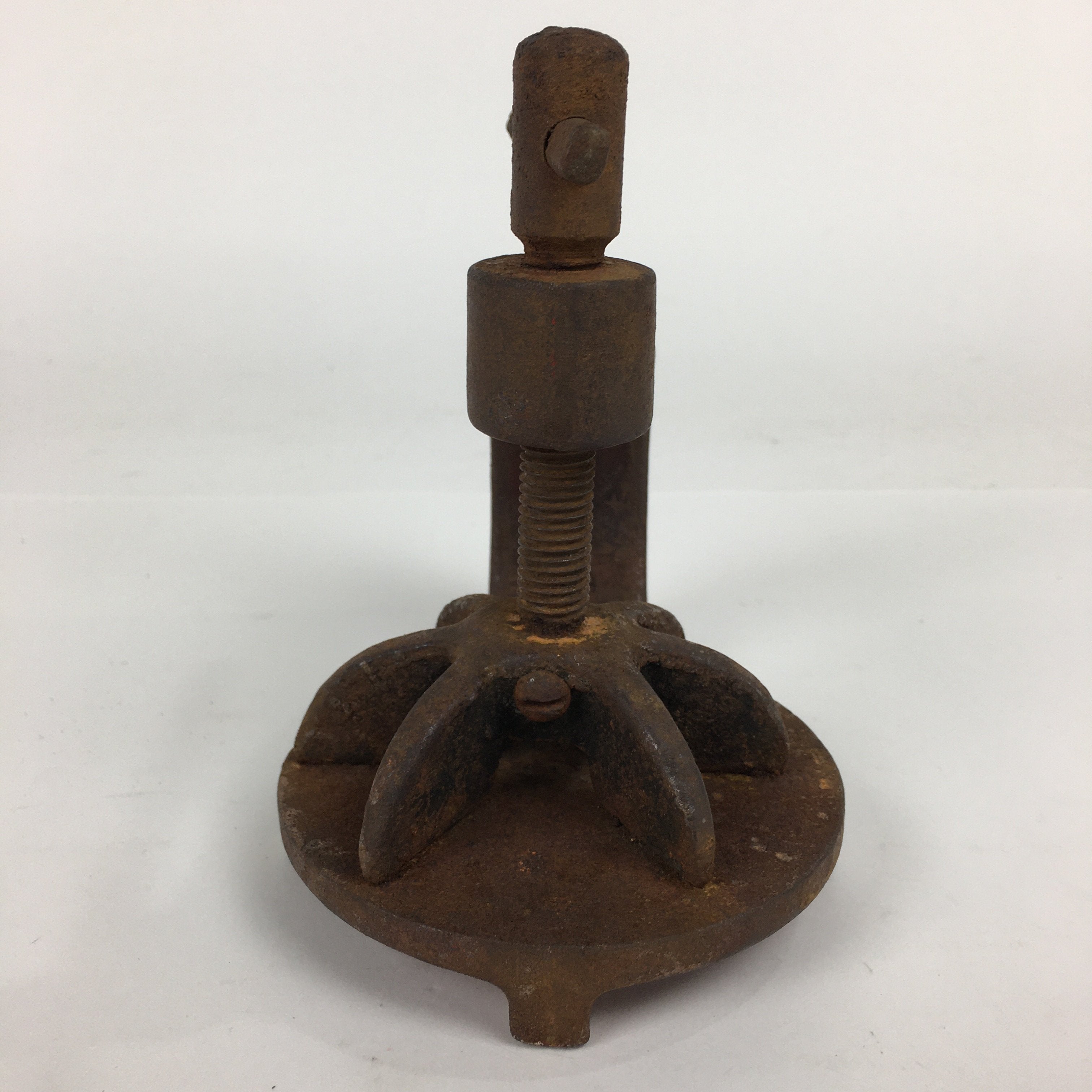 Japanese Clamp Carpentry Tool Vtg Woodworking Fixed Compression Iron Metal T213