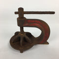 Japanese Clamp Carpentry Tool Vtg Woodworking Fixed Compression Iron Metal T213