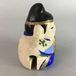 Japanese Clay Bell Dorei Ceramic Kimono Girl Lucky Charm Pottery DR228