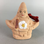 Japanese Clay Bell Dorei Ceramic Lucky Charm Pottery Teacher DR226