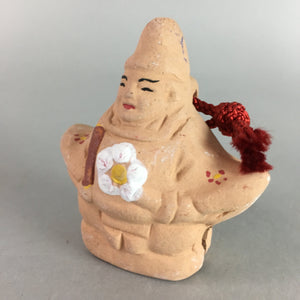 Japanese Clay Bell Dorei Ceramic Lucky Charm Pottery Teacher DR226