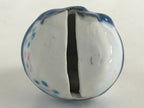 Japanese Clay Bell Dorei Tsuchi-Suzu Ceramic Baby Vtg Porcelain White Amulet DR4