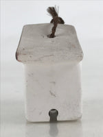 Japanese Clay Bell Dorei Tsuchi-Suzu Ceramic Doll Awaji Suisenkyo White Amulet D