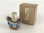 Japanese Clay Bell Dorei Tsuchi-Suzu Ceramic Doll Drifting Ship Jofukuji Amulet