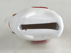 Japanese Clay Bell Dorei Tsuchi-Suzu Ceramic Doll Zodiac White Boar Amulet DR422