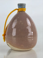 Japanese Clay Bell Dorei Tsuchi-Suzu Ceramic Hagi Ware Vtg Sake Bottle Amulet DR
