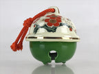 Japanese Clay Bell Dorei Tsuchi-Suzu Ceramic Kutani Ware Izumi Doll Vtg Amulet DR430
