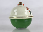 Japanese Clay Bell Dorei Tsuchi-Suzu Ceramic Kutani Ware Izumi Doll Vtg Amulet DR430