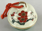 Japanese Clay Bell Dorei Tsuchi-Suzu Ceramic Kutani Ware Izumi Doll Vtg Amulet DR430