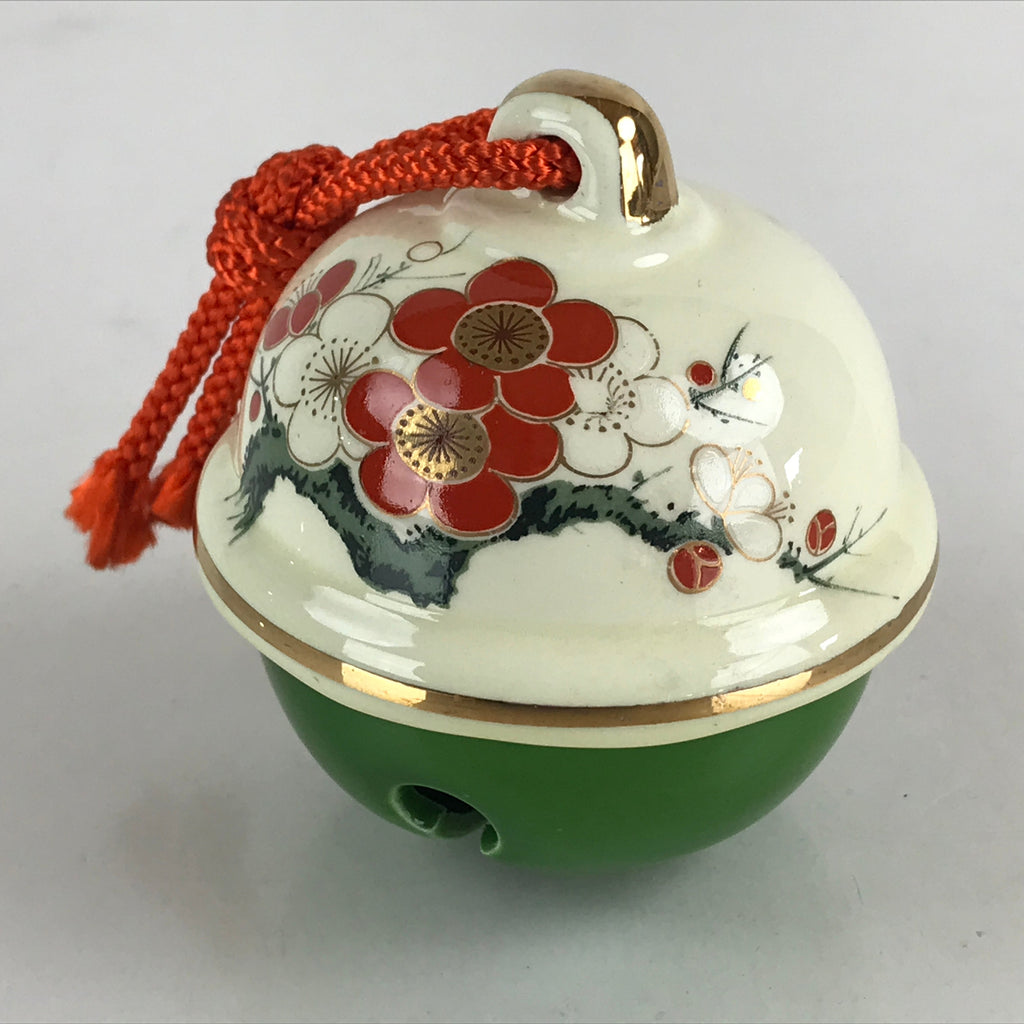 Japanese Clay Bell Dorei Tsuchi-Suzu Ceramic Kutani Ware Izumi Doll Vtg Amulet DR430
