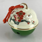 Japanese Clay Bell Dorei Tsuchi-Suzu Ceramic Kutani Ware Izumi Doll Vtg Amulet DR430