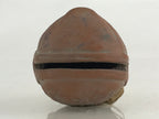 Japanese Clay Bell Dorei Tsuchi-Suzu Ceramic Raijin God Of Thunder Vtg Amulet DR