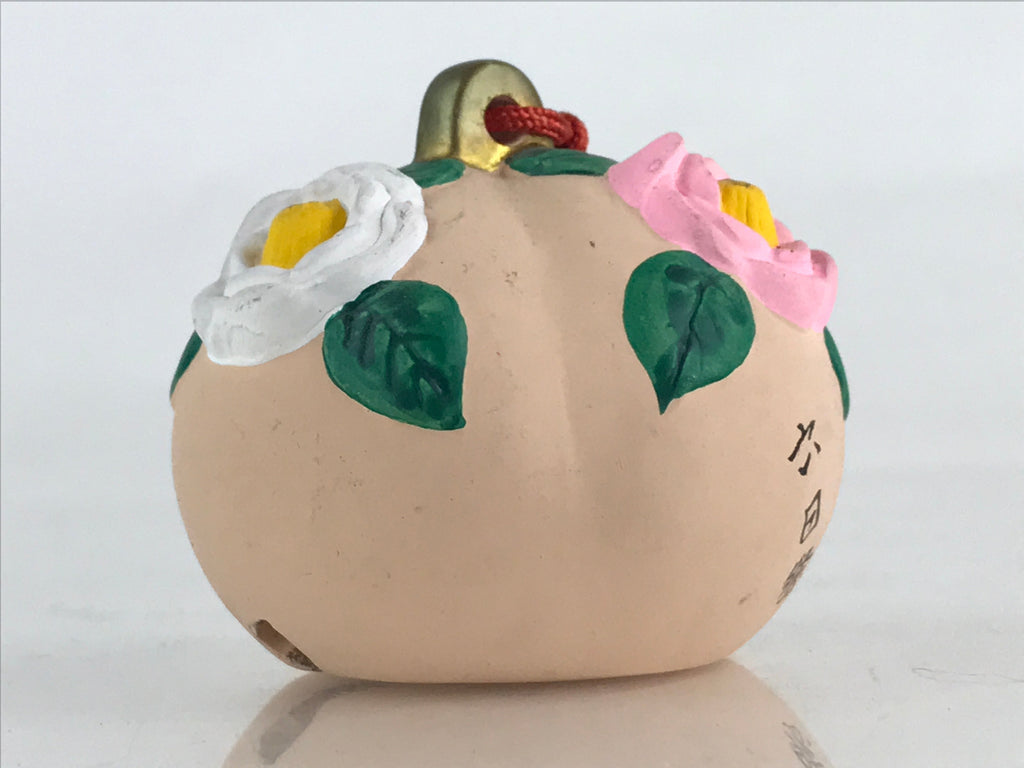 Japanese Clay Bell Dorei Tsuchi-Suzu Muikamatsuri Hanabaimatsuri Gifu Amulet DR4