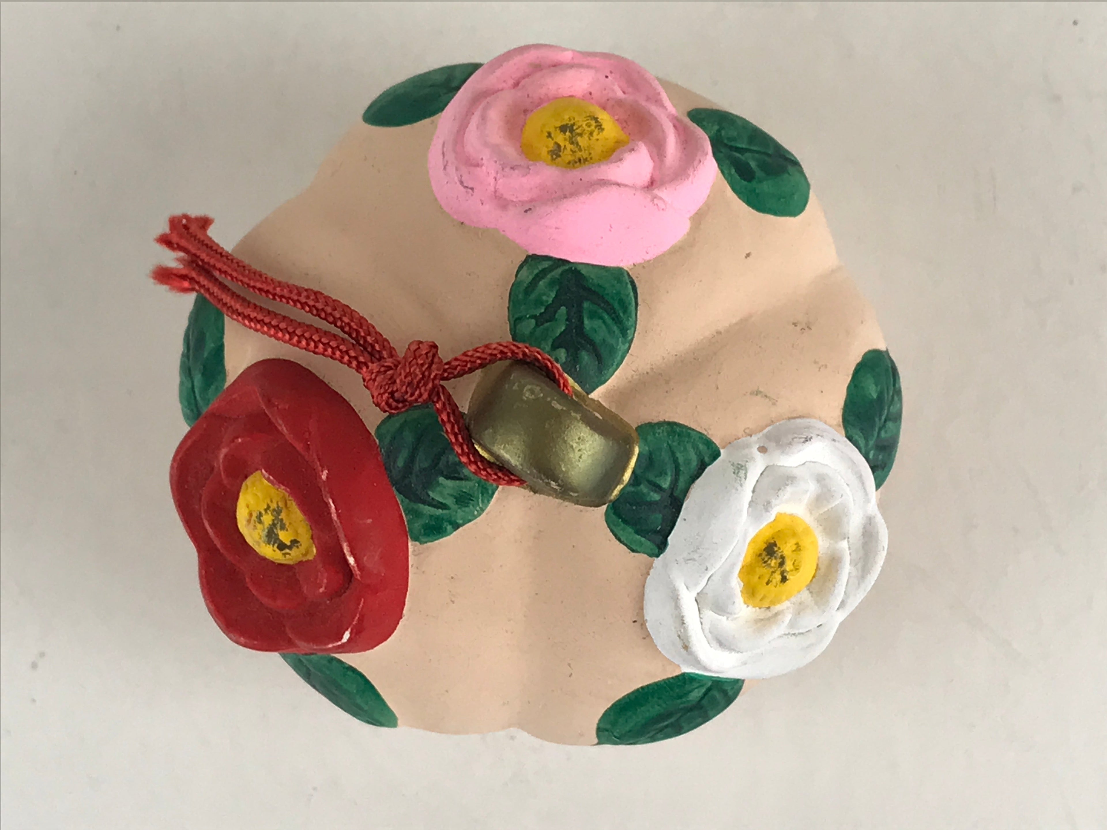 Japanese Clay Bell Dorei Tsuchi-Suzu Muikamatsuri Hanabaimatsuri Gifu Amulet DR4