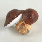 Japanese Clay Bell Dorei Tsuchi-Suzu Mushroom Vegetable Ceramic Doll Amulet DR47