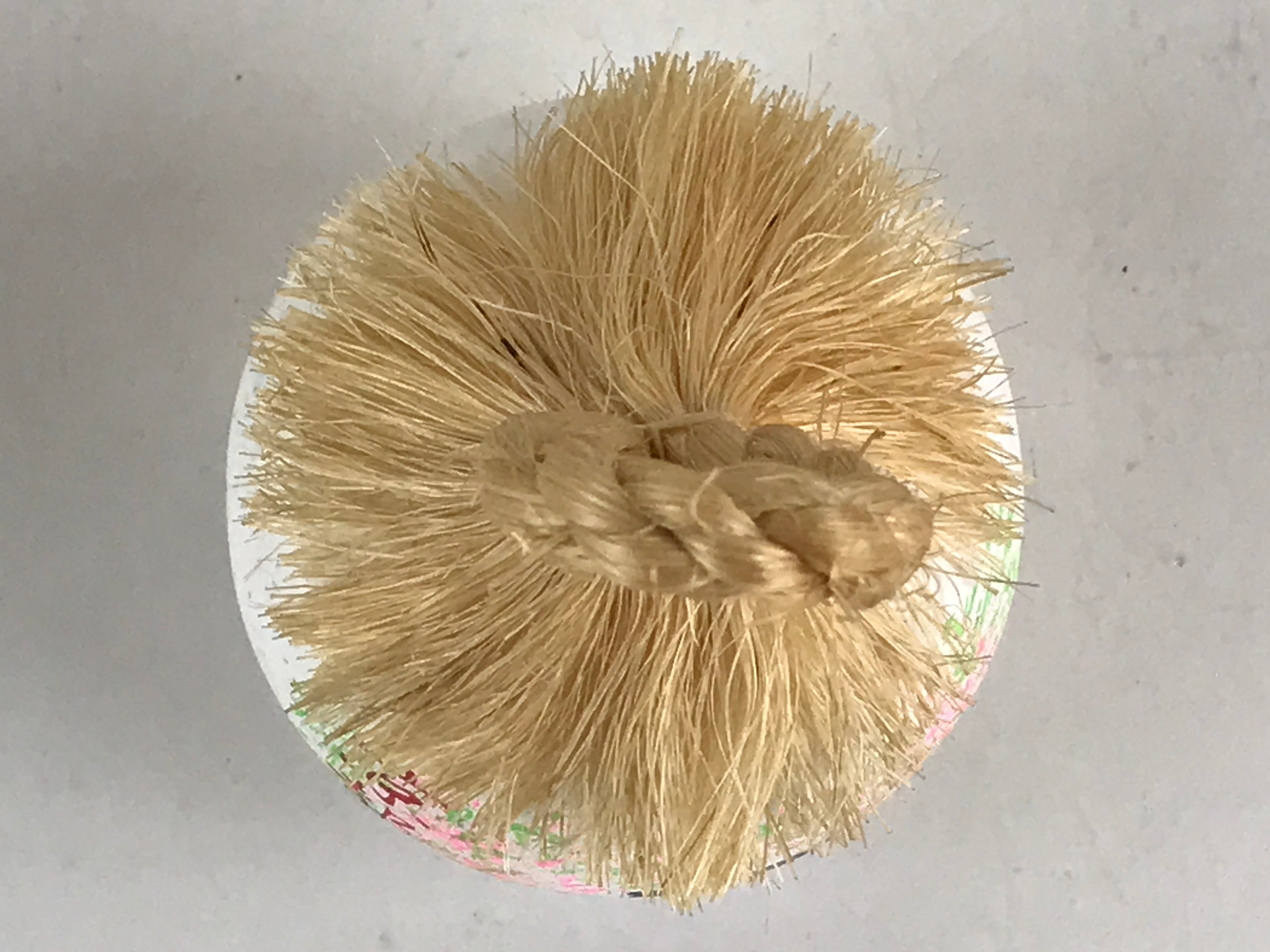 Japanese Clay Bell Dorei Tsuchi-Suzu Vtg Kyoto-Gosho Hamaguri-Gomon Round DR434