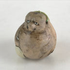 Japanese Clay Bell Dorei Tsuchi-Suzu Vtg Raccoon Tanuki Sake Ceramic Amulet DR45