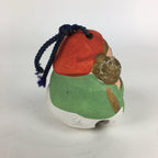 Japanese Clay Bell Dorei Vtg Ceramic Doll Amulet 7 Lucky Gods Daikokuten DR376