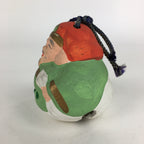 Japanese Clay Bell Dorei Vtg Ceramic Doll Amulet 7 Lucky Gods Daikokuten DR376