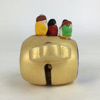 Japanese Clay Bell Dorei Vtg Ceramic Doll Amulet Gavel 7 Lucky Gods DR395