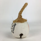 Japanese Clay Bell Dorei Vtg Ceramic Doll Amulet Kenrokuen Ishikawa DR393