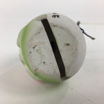 Japanese Clay Bell Dorei Vtg Ceramic Doll Amulet Kimono Girl White DR359