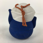 Japanese Clay Bell Dorei Vtg Ceramic Doll Amulet Otemoyan Lady DR364